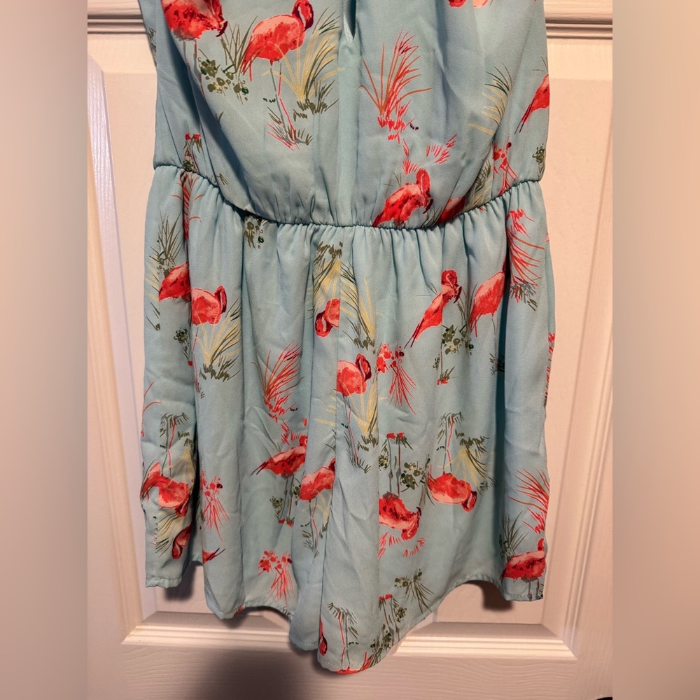 Flamingo Print Romper M - Picture 6 of 6